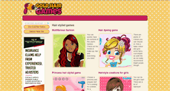 Desktop Screenshot of hairstylist.goldhairgames.com