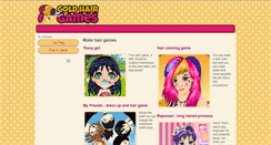 Desktop Screenshot of make-hair.goldhairgames.com